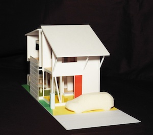 狛江の住宅-模型写真
